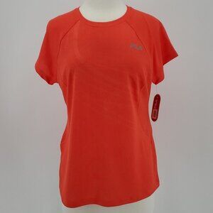 Fila Sport Performance Tee Orange Size Large NWT